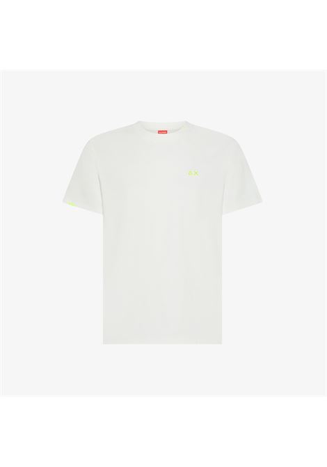 T-shirt in jersey di cotone bianco panna AX SUN68 | T36147138 31